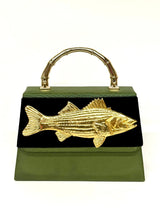 Green Lulu- Black Band/Bass Fish- Sample Sale- Final Sale - Lisi Lerch