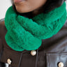 Green Snood - Faux Fur Scarf - Lisi Lerch