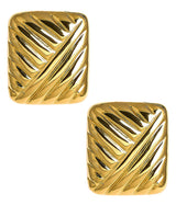 Griffith - Puffy 18k Plated Gold Statement Earring - Meeghan Mullin Collection - Lisi Lerch