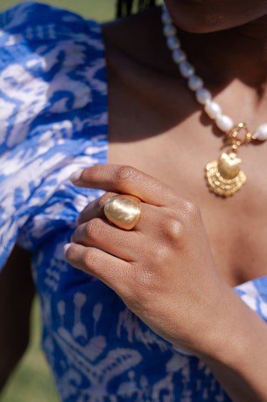 Gwyneth Ring - Brushed Gold - 18k Plated - Lisi Lerch