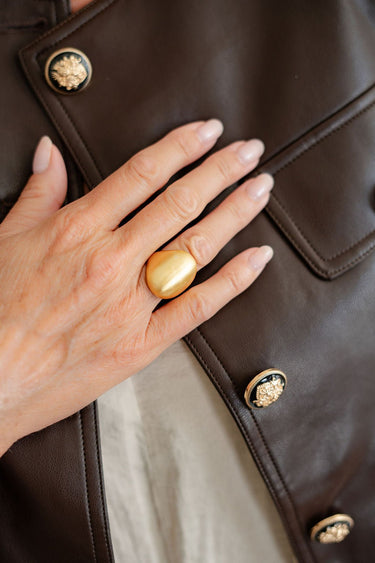 Gwyneth Ring - Brushed Gold - 18k Plated - Lisi Lerch