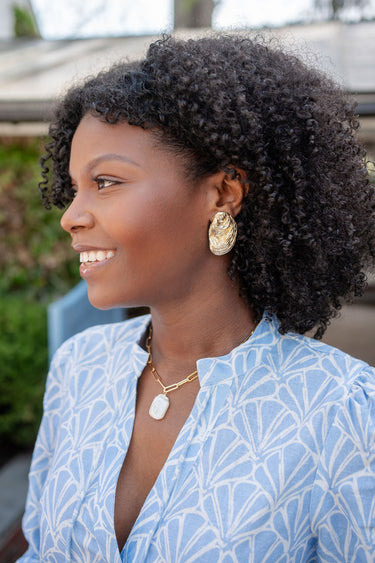 Hattie - Freshwater Pearl Necklace - 18k Gold Plated - Lisi Lerch
