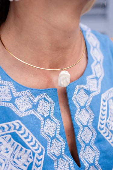 Hattie - Freshwater Pearl Necklace - 18k Gold Plated - Lisi Lerch