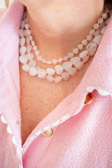 Heart - 14MM - Quartz Beaded Necklace - PreOrder - Lisi Lerch