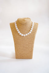 Heart - 14MM - Quartz Beaded Necklace - Lisi Lerch