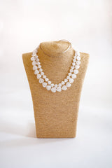 Heart - 14MM - Quartz Beaded Necklace - Lisi Lerch