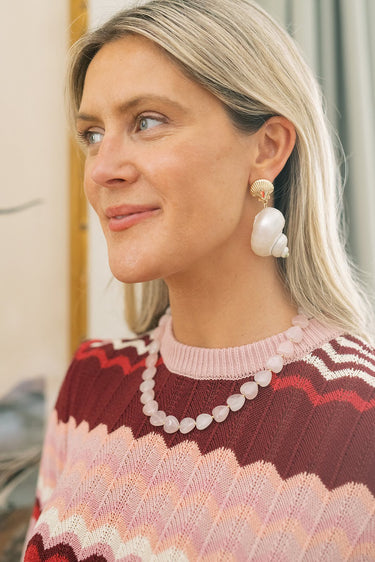 Heart - Quartz Beaded Necklace - Lisi Lerch