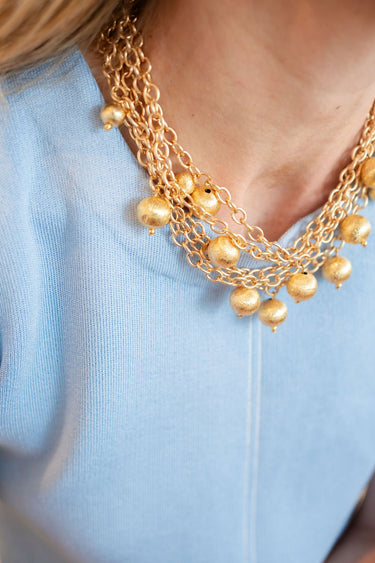 Helen Mutli Strand Ball Necklace - Lisi Lerch