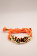 Hook Em Orange Adjustable Rope Bracelet -Sample Sale- Final Sale - Lisi Lerch