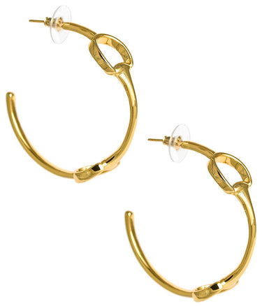 Horsebit Gold Hoop - Lisi Lerch