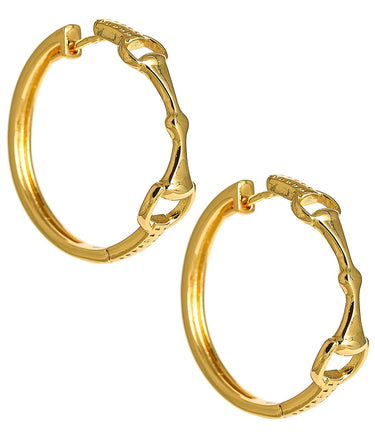 Horsebit Huggie Hoop - Lisi Lerch