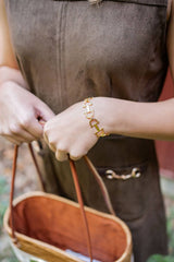 Hunt Club - Horse Bit Link Bracelet - 18k Gold Plated - Lisi Lerch