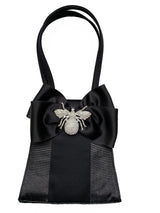 Jackie - Satin Bow & Rhinestone Adornment - Lisi Lerch
