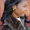 James Stud -Brushed Gold- 18K Plated - Lisi Lerch
