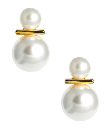 James Stud - Pearl - 18k Gold Plated - Kristin Kennedy Collection - Lisi Lerch