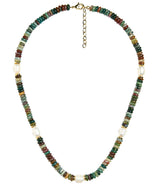 Jenny - Quartz Beaded Necklace with freshwater Pearl - Lisi Lerch