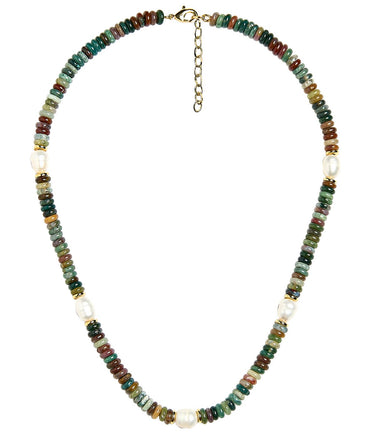 Jenny - Quartz Beaded Necklace with freshwater Pearl - Lisi Lerch
