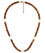 Jenny - Quartz Beaded Necklace with freshwater Pearl - Lisi Lerch