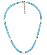 Jenny - Quartz Beaded Necklace with freshwater Pearl - Lisi Lerch