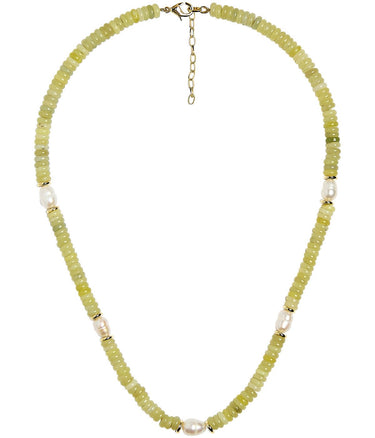 Jenny - Quartz Beaded Necklace with freshwater Pearl - Lisi Lerch