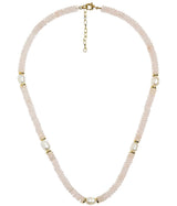 Jenny - Quartz Beaded Necklace with freshwater Pearl - Lisi Lerch