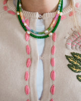 Jenny - Quartz Beaded Necklace with freshwater Pearl - Lisi Lerch