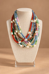 Jenny - Quartz Beaded Necklace with freshwater Pearl - Lisi Lerch