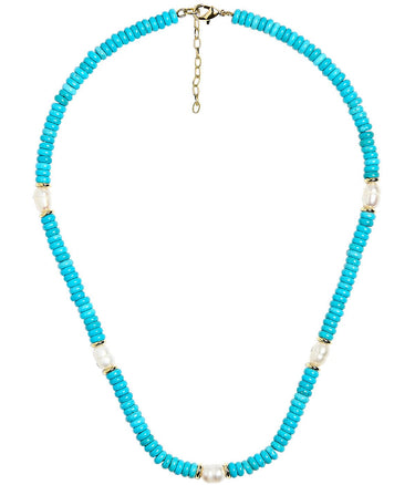 Jenny - Quartz Beaded Necklace with freshwater Pearl - Lisi Lerch