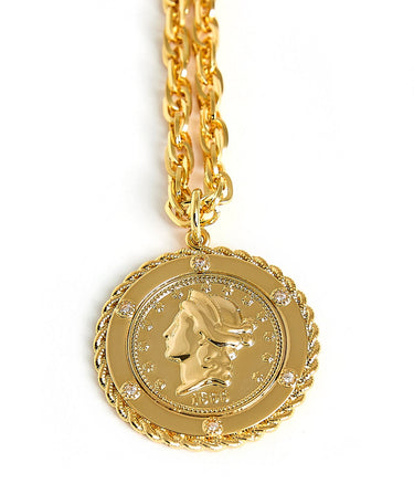 Josie - Vintage Coin - 18k Gold Plated - Lisi Lerch