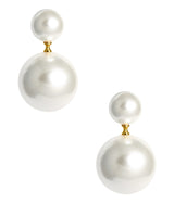 June - Double Pearl Stud Earring - Lisi Lerch