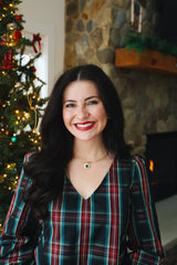 Kelly - Emerald Collar Necklace - 18k Gold Plated - Belle of the Ball Collection - earring - Lisi Lerch