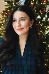 Kelly - Emerald Stud Earrings - 18k Gold Plated - Belle of the Ball Collection - earring - Lisi Lerch