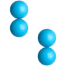 Large Belle Stud Earring Turquoise - Belle of the Ball Collection - Lisi Lerch