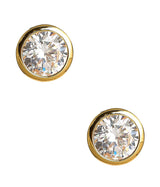 Large Bezel Stud - 18k Gold Plated - Lisi Lerch