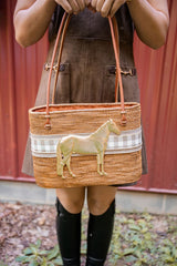 Large Charlotte - Linen/Tan Harvest Layer -Horsebody - Lisi Lerch