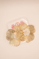Large Floral Wire Studs -Sample Sale- Final Sale - Lisi Lerch