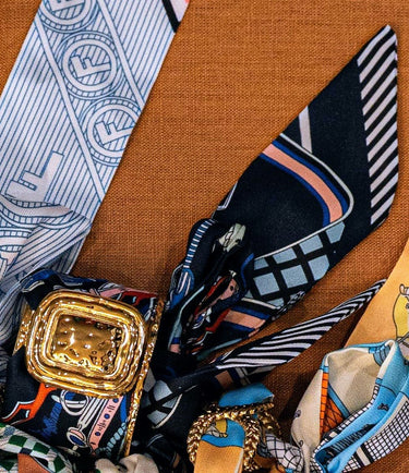 Large Gold Scarf Cuff - Evie - Lisi Lerch