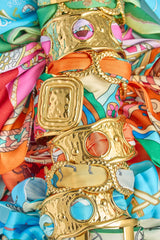 Large Gold Scarf Cuff - Evie - Lisi Lerch
