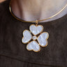 Large Poppy Necklace - 18k Gold Plated - Darby Clark Collection - Lisi Lerch