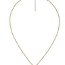 Large Rhinestone Bezel Necklace - 18k Gold Plated - Lisi Lerch