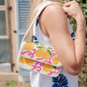 Lemon Beaded Shoulder Bag - Lisi Lerch