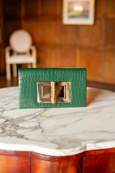 Lillian Croc Clutch - Lisi Lerch