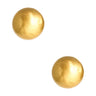 Lisi Lerch 18mm Georgia Brushed Ball Studs - 18k Gold Plated  