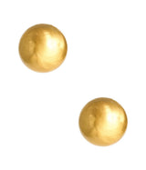Lisi Lerch 18mm Georgia Brushed Ball Studs - 18k Gold Plated  
