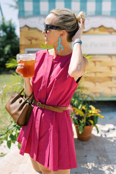 Lisi Lerch Acrylic Coral Earring - Florida Friends  
