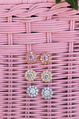 Lisi Lerch Amy Earrings - Rhinestone Stud - Amy Littleson Collection  