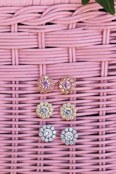 Lisi Lerch Amy Earrings - Rhinestone Stud - Amy Littleson Collection  