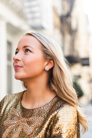 Lisi Lerch Amy Earrings - Rhinestone Stud - Amy Littleson Collection  