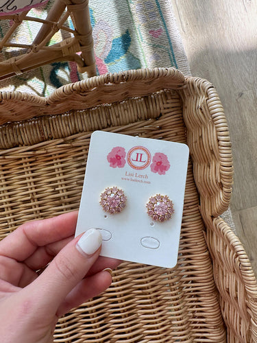 Lisi Lerch Amy Earrings - Rhinestone Stud - Amy Littleson Collection  