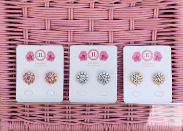 Lisi Lerch Amy Earrings - Rhinestone Stud - Amy Littleson Collection  